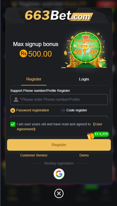 663 BET Register